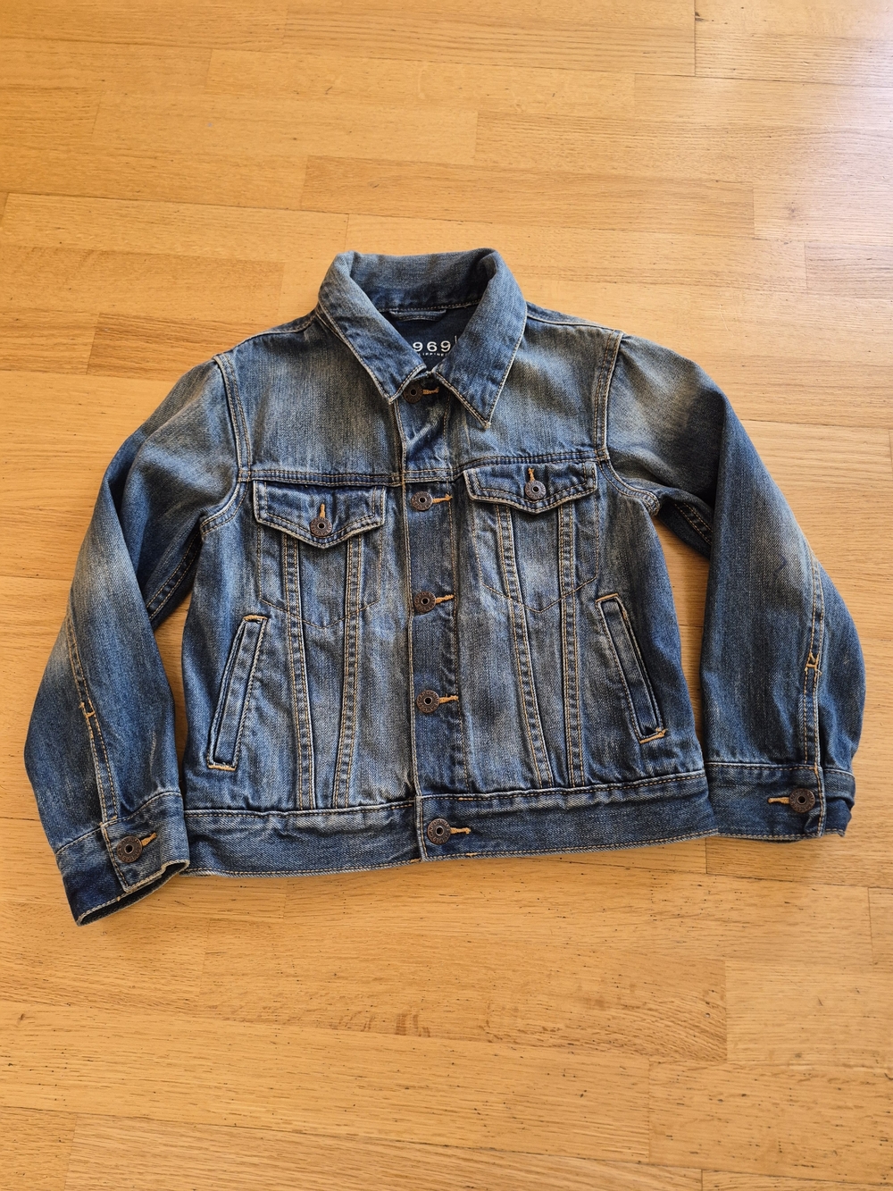 GAP Kids Washed Blue Denim Jacket